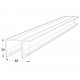 DOUBLE UPPER GUIDE  SLIDING DOOR SYSTEM m.025 - 20 έως 40kg / DOOR